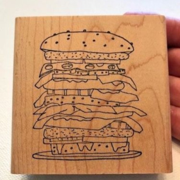 Mauicow Other - Sub Sandwich Rubber Stamp Brand New Craft Project